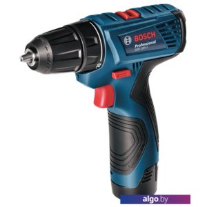 Дрель-шуруповерт Bosch GSR 120-LI Plus GLI 12V-300 Professional (с 2-мя АКБ)