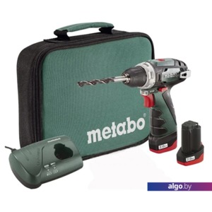 Дрель-шуруповерт Metabo PowerMaxx BS 600079550 (с 2-мя АКБ и сумкой)