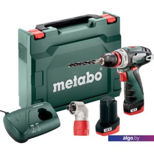 Дрель-шуруповерт Metabo PowerMaxx BS Quick Basic 600156950 (с 2-мя АКБ, кейс, 2 патрона)