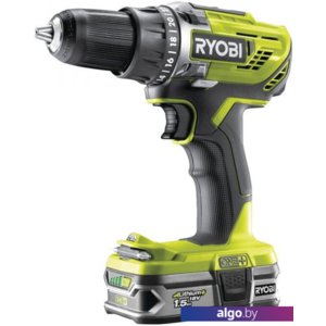 Дрель-шуруповерт Ryobi R18DD3-215S 5133003774 (с 2-мя АКБ, сумка)