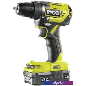 Дрель-шуруповерт Ryobi R18DD5-220S 5133003733 (с 2-мя АКБ, сумка)