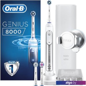 Электрическая зубная щетка Braun Oral-B Genius 8000 White D 701.535.5XC