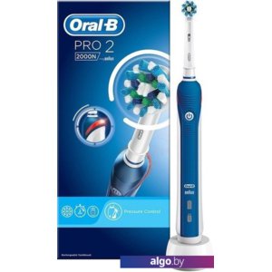 Электрическая зубная щетка Braun Oral-B Pro 2 2000N D501.513.2 (синий)