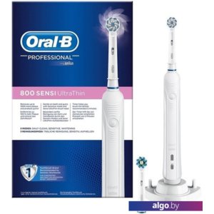 Электрическая зубная щетка Braun Oral-B Pro 800 Sensi UltraThin D16.524.3U