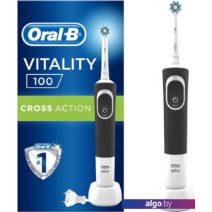 Электрическая зубная щетка Braun Oral-B Vitality 100 Cross Action D100.413.1 (черный)