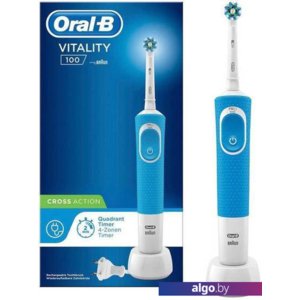 Электрическая зубная щетка Braun Oral-B Vitality 100 Cross Action D100.413.1 (голубой)