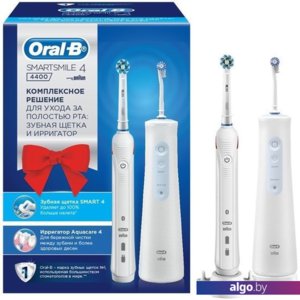 Электрическая зубная щетка и ирригатор Oral-B SmartSmile 4 4400