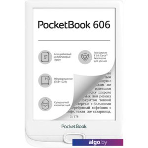 Электронная книга PocketBook 606 (белый)