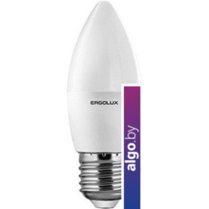 Светодиодная лампа Ergolux C35 E27 5 Вт 3000 К [LED-C35-5W-E27-3K]