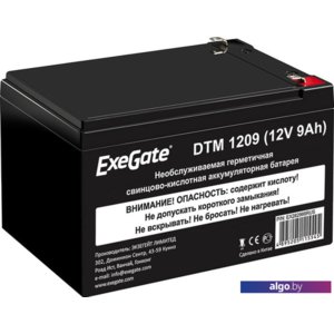 Аккумулятор для ИБП ExeGate DTM 1209 (12В, 9 А·ч)