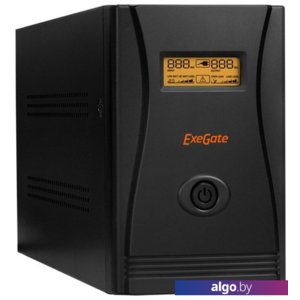 Источник бесперебойного питания ExeGate LLB-2200.LCD.AVR.EURO.RJ.USB EP285531RUS