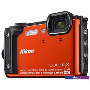 Фотоаппарат Nikon Coolpix W300 (красный)