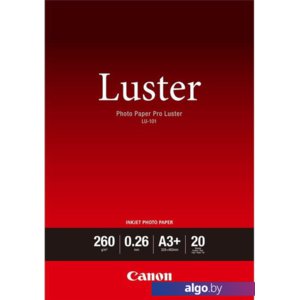 Фотобумага Canon Luster Photo Paper Pro LU-101 A3 260 гм/2 20 л 6211B008