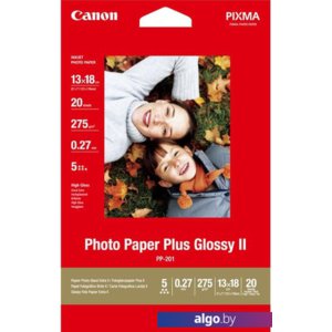 Фотобумага Canon Photo Paper Plus Glossy II PP-201 13x18 275 г/м2 20 л 2311B018