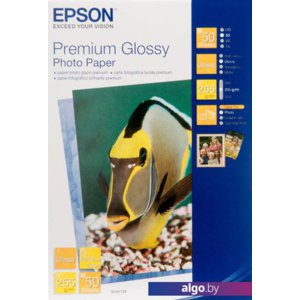 Фотобумага Epson Premium Glossy Photo Paper 10x15 50 листов (C13S041729)