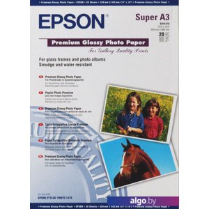 Фотобумага Epson Premium Glossy Photo Paper A3+ 20 листов (C13S041316)