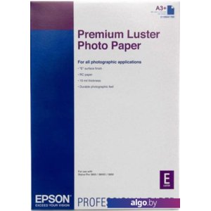 Фотобумага Epson Premium Luster Photo Paper A3+ 100 листов C13S041785