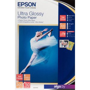 Фотобумага Epson Ultra Glossy Photo Paper 10x15 50 листов (C13S041943)