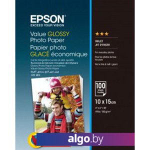 Фотобумага Epson Value Glossy Photo Paper 10х15 183 г/м2 100 листов [C13S400039]