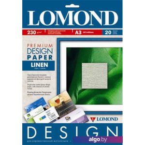 Фотобумага Lomond Design Linen матовая А3 230 г/м2 20 л 0933032