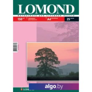 Фотобумага Lomond Глянцевая А4 150 г/кв.м. 25 листов (0102043)