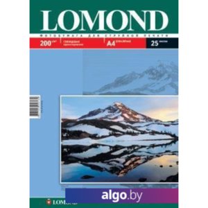 Фотобумага Lomond Глянцевая А4 200 г/кв.м. 25 листов (0102046)