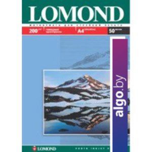 Фотобумага Lomond Глянцевая A4 200 г/кв.м. 50 листов (0102020)