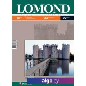 Фотобумага Lomond Матовая А4 90 г/кв.м. 25 листов (0102029)