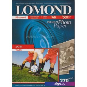 Фотобумага Lomond Satin Warm 10х15 270 г/кв.м 20 листов (1106201)