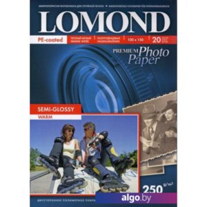 Фотобумага Lomond Semi Glossy Warm 10x15 250 г/кв.м 20 листов (1103305)