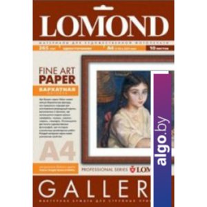 Фотобумага Lomond Velour Bright Natural White А4 265 г/м2 10 л (0911141)