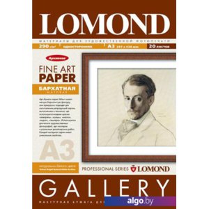 Фотобумага Lomond Velour Bright Natural White Archive A3 290г/м2 20л (0911332)