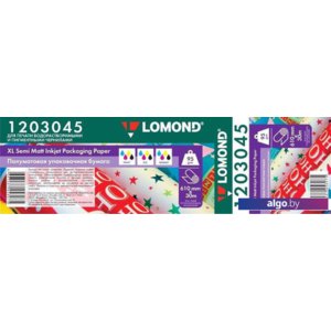 Фотобумага Lomond XL Packaging Semi Matt Paper 610 мм х 30 м 95 г/м2 1203045