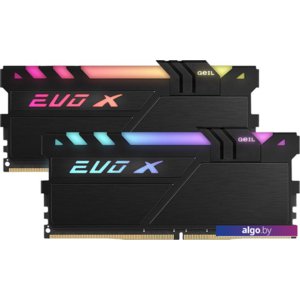 Оперативная память GeIL EVO X II 2x8GB DDR4 PC4-25600 GEXSB416GB3200C16ADC