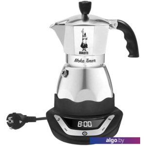 Гейзерная кофеварка Bialetti Moka Timer (6 порций)