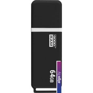 USB Flash GOODRAM UMO2 64GB (черный) [UMO2-0640WER11]