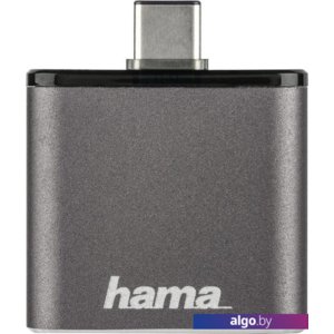 Кардридер Hama USB 3.1 (серый)