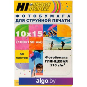 Фотобумага Hi-Black Hi-Image глянцевая 10x15, 210 г/м2, 50 л [A21131]