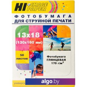 Фотобумага Hi-Black Hi-Image глянцевая 13x18, 170 г/м2, 50 л [A210201U]