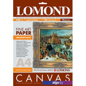 Холст Lomond Natural Canvas Dye A4 300 г/м2 10л (0908411)