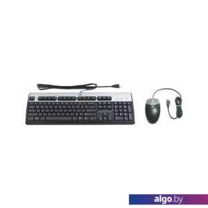 Мышь + клавиатура HP USB Keyboard and Optical Mouse Kit Russian (638214-B21)