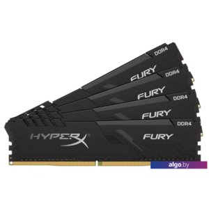 Оперативная память HyperX Fury 4x4GB DDR4 PC4-21300 HX426C16FB3K4/16