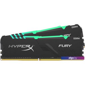 Оперативная память HyperX Fury RGB 2x16GB DDR4 PC4-29800 HX437C19FB3AK2/32