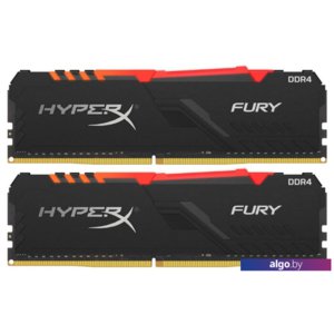 Оперативная память HyperX Fury RGB 2x8GB DDR4 PC4-19200 HX424C15FB3AK2/16