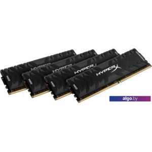 Оперативная память HyperX Predator 4x16GB DDR4 PC4-25600 HX432C16PB3K4/64