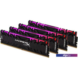 Оперативная память HyperX Predator RGB 4x16GB DDR4 PC4-28800 HX436C17PB3AK4/64