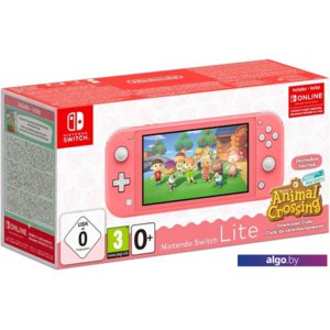 Игровая приставка Nintendo Switch Lite + Animal Crossing: New Horizons + 3 мес. NSO