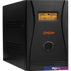 Источник бесперебойного питания ExeGate SpecialPro Smart LLB-1000.LCD.AVR.C13.RJ.USB