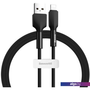 Кабель Baseus Silica USB Type-A - Lightning (1 м, черный)