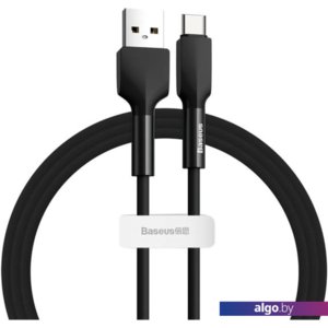 Кабель Baseus Silica USB Type-A USB Type-C (1 м, черный)